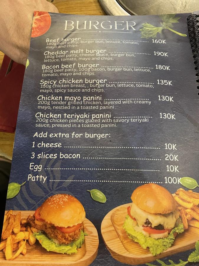 Menu trang 15